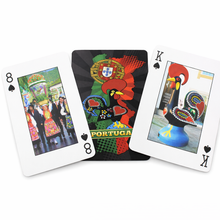Load image into Gallery viewer, Portuguese Playing Cards Deck – Traditional Portugal Designs with Barcelos Rooster & Cultural Scenes