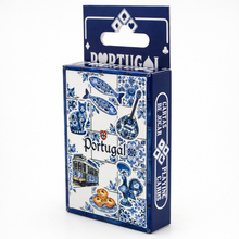 Load image into Gallery viewer, Portugal Playing Cards Deck – Azulejo Tile Design with Portuguese Icons & Landmarks
