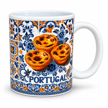 Load image into Gallery viewer, Portugal Pastel de Nata Ceramic Coffee Mug with Gift Box, 10 oz