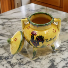 Load image into Gallery viewer, Hand-Painted Traditional Ceramic Decorative Rooster Cauldron with Lid