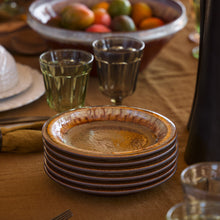 Load image into Gallery viewer, Casafina Poterie 8" Mocha Latte Salad/Dessert Plates Set