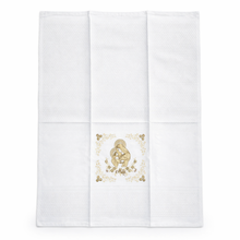 Load image into Gallery viewer, Portuguese Embroidered Cotton Tea Towels – Set of 2, 100% Cotton (28" x 20.5") - Madonna & Child