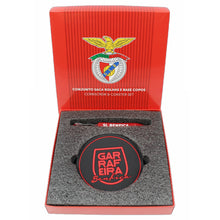Load image into Gallery viewer, SL Benfica SLB Portuguese Soccer Silicone Drinkware 4 Coasters and Corkscrew Set
