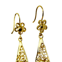 Load image into Gallery viewer, Traditional Portuguese Filigree Costume King Earrings