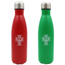 Load image into Gallery viewer, Federação Portuguesa de Futebol FPF Stainless Steel Water Bottle
