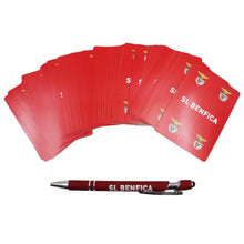 Load image into Gallery viewer, SL Benfica SLB Portuguese Soccer Deck of Cards and Pen Set
