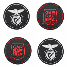 Load image into Gallery viewer, SL Benfica SLB Portuguese Soccer Silicone Drinkware 4 Coasters and Corkscrew Set