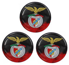 Load image into Gallery viewer, 2&quot; SL Benfica Resin Domed 3D Decal Car Sticker, Set of 3
