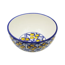 Load image into Gallery viewer, Hand-painted Decorative Ceramic Portuguese Azulejo Floral Ceramic Bowl, Set of 2
