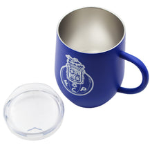 Load image into Gallery viewer, FC Porto Thermal Insulated Travel Mug with Lid, Stainless Steel
