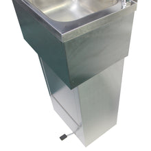 Load image into Gallery viewer, AISI 304 Stainless Steel Outdoor Sink with Foot Pedal, Handmade in Portugal
