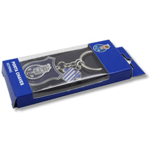 Load image into Gallery viewer, Official FC Porto Keychain with Club Crest and Blue Jersey Charm