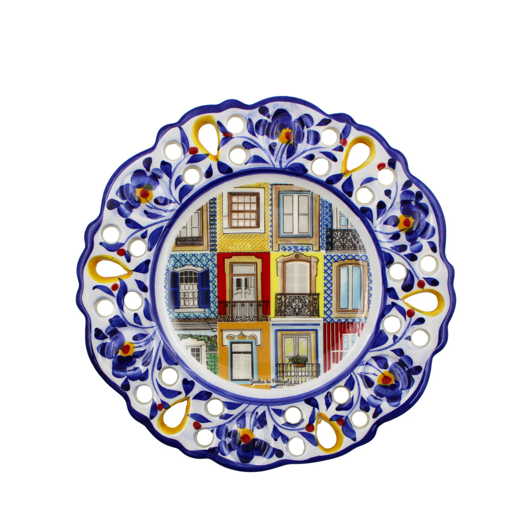 Hand-Painted Traditional Floral Portuguese Windows 6