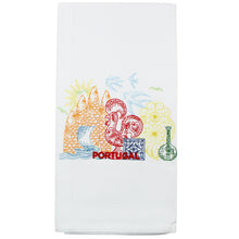 Load image into Gallery viewer, Set of 2 Portuguese Icons Embroidered Kitchen Towels, Decorative Dish Towels
