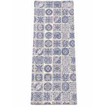 Load image into Gallery viewer, Portuguese Azulejo Tile Table Runner – Blue & White Design, Made in Portugal (54" x 16.7")