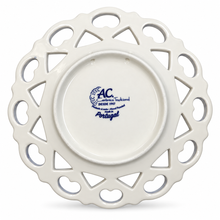 Load image into Gallery viewer, Hand-Painted Portuguese Ceramic Azulejo Plate – St. Anthony Design, 7.5"