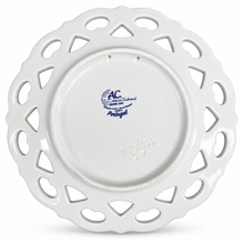 Load image into Gallery viewer, Hand-Painted Portuguese Ceramic Azulejo Plate – St. Anthony Design, 9.5"