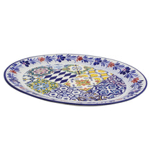 Load image into Gallery viewer, Traditional Tile Azulejo Multicolor Ceramic Serving Tray, Saudade