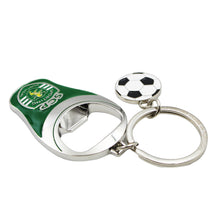 Load image into Gallery viewer, Sporting CP Bottle Opener Soccer Ball Metal Keychain
