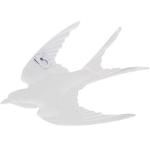 Load image into Gallery viewer, Portuguese Azulejo Metal Swallow Wall Decor – Blue Tile Design Hanging Accent, 10" Wide