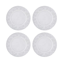 Load image into Gallery viewer, Bordallo Pinheiro Rua Nova Antique White Dinner Plate, Set of 4