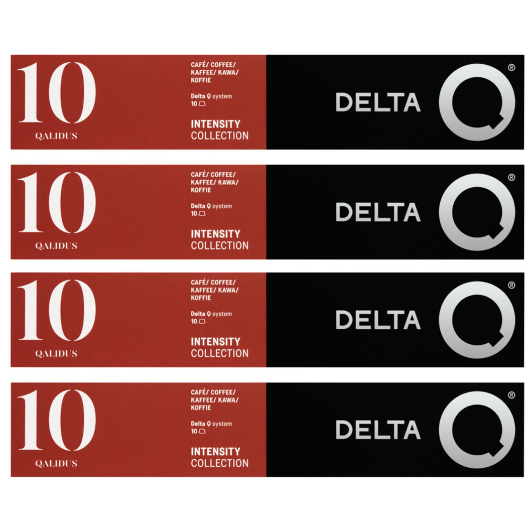 Delta Q Espresso Capsules Qalidus #10, 4 Boxes