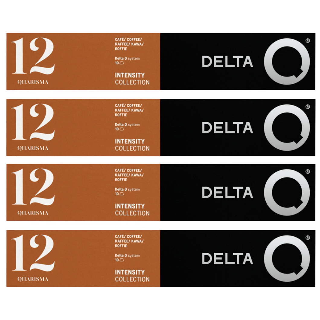 Delta Q Espresso Capsules Qharisma #12, 4 Boxes
