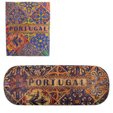 Load image into Gallery viewer, Traditional Portugal Cork Eyeglass Case with Cleaning Cloth