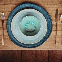 Load image into Gallery viewer, Casa Alegre Gemstone Lapis Lazuli Bread & Butter Plate, Set of 4