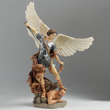 Load image into Gallery viewer, St. Michael the Archangel Statue – Catholic Resin Figurine with Sword, 15”