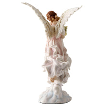 Load image into Gallery viewer, Guardian Angel Watching Over Child Statue – Peaceful Angel Figurine