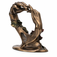 Load image into Gallery viewer, Covenant of Unity Hands and Rose Ring Sculpture, 8.8"
