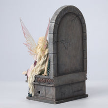 Load image into Gallery viewer, Fairy Wishing Well Lighted Fountain Statue – Fantasy LED Waterfall Figurine, 9.1”