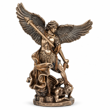 Load image into Gallery viewer, St. Michael the Archangel Statue – Catholic Figurine with Sword, 6.4”