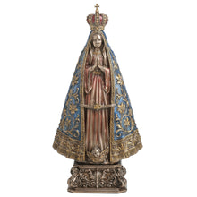 Load image into Gallery viewer, Our Lady of Aparecida Statue – Catholic Cold Cast Bronze Figurine, 9.5”