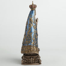 Load image into Gallery viewer, Our Lady of Aparecida Statue – Catholic Cold Cast Bronze Figurine, 9.5”