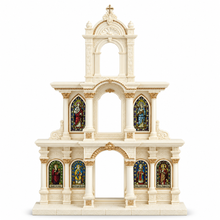 Load image into Gallery viewer, Cathedral of Saints Religious Miniature Display Stand, 16.8"