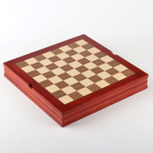 Load image into Gallery viewer, Medieval Crusades Knight Chess Set – 32-Piece Chessmen with Collector Wooden Storage Board