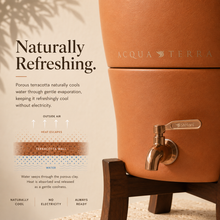 Load image into Gallery viewer, Stefani Acquaterra Terracotta Water Filter – Modern Brazilian Filtration System