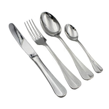 Load image into Gallery viewer, Dalper Baguette 24-Piece Silverware Flatware Cutlery Stainless Steel 6 Person Set
