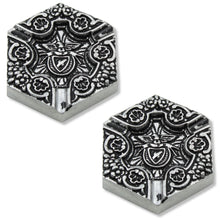 Load image into Gallery viewer, Set of 2 SL Benfica Metal Ashtrays for Foosball Tables