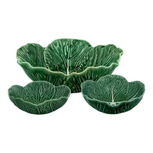 Load image into Gallery viewer, Bordallo Pinheiro Cabbage Nesting Bowls Set
