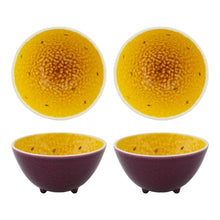 Load image into Gallery viewer, Bordallo Pinheiro Tropical Fruits Passion Fruit Bowl, Set of 4