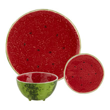 Load image into Gallery viewer, Bordallo Pinheiro Watermelon 12 Piece Dinnerware Set