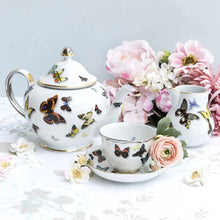 Load image into Gallery viewer, Vista Alegre Butterfly Parade Coffee Cup and Saucer