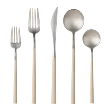 Load image into Gallery viewer, Costa Nova Mito Cru Flatware, Set of 5