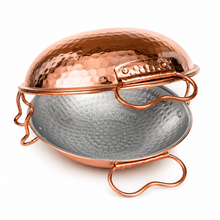 Load image into Gallery viewer, Store- Hand Hammered Portuguese Copper Cataplana Seafood Steamer