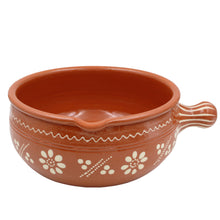 Load image into Gallery viewer, Traditional Portuguese Clay Terracotta Cazuela Cooking Pot, Casserole Baking Dish