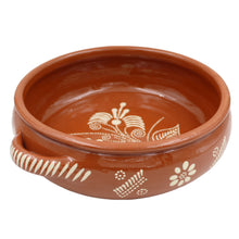 Load image into Gallery viewer, Traditional Portuguese Clay Terracotta Hand-Painted Cazuela Cooking Pot, Casserole Baking Dish