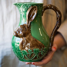 Load image into Gallery viewer, Bordallo Pinheiro Woods Hare Pitcher